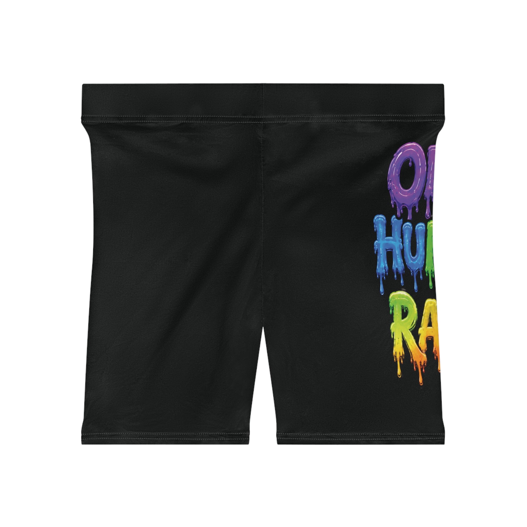 One Human Race - Women's Biker Shorts (AOP)