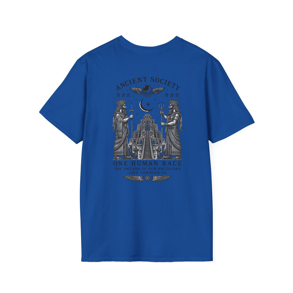 Ancient Society™ Softstyle T-Shirt | One Human Race Graphic