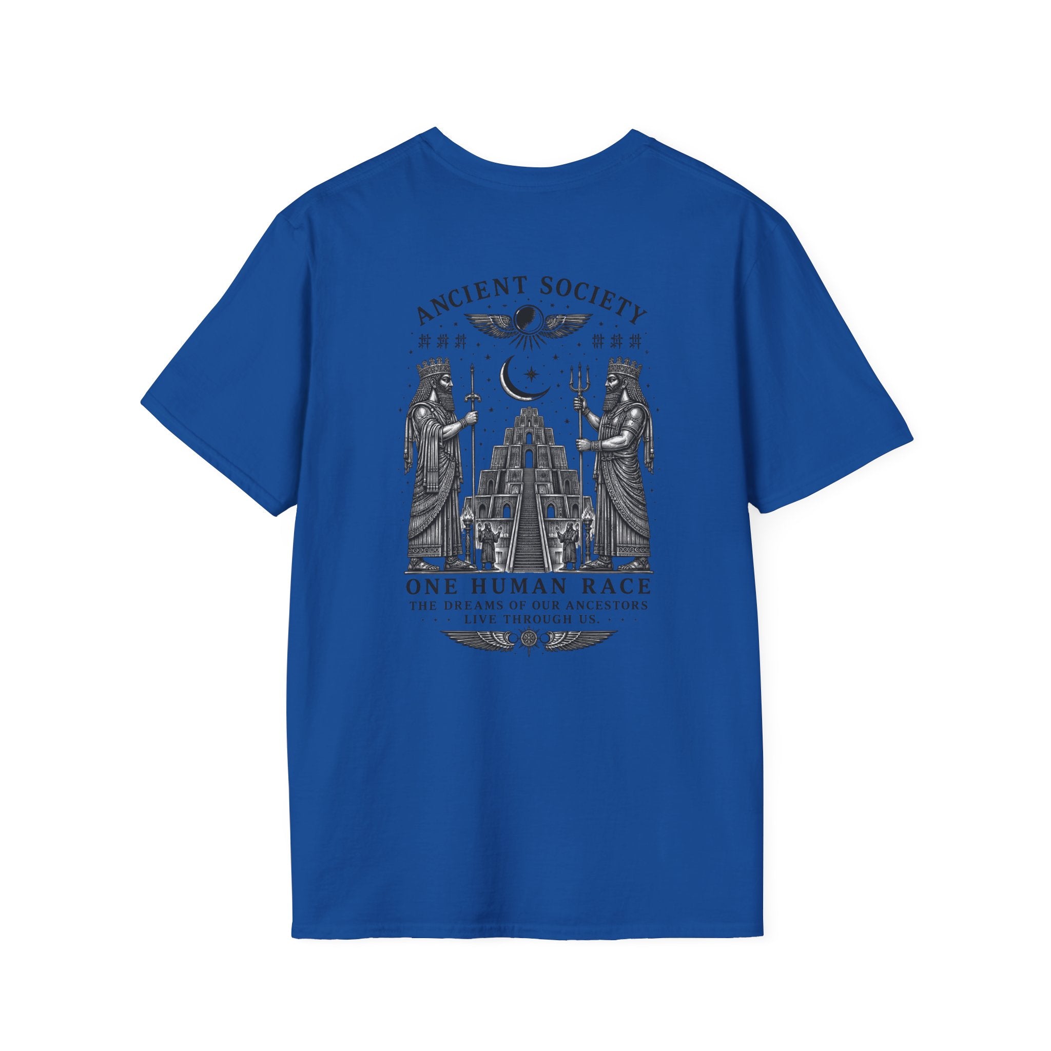 Ancient Society™ Softstyle T-Shirt | One Human Race Graphic