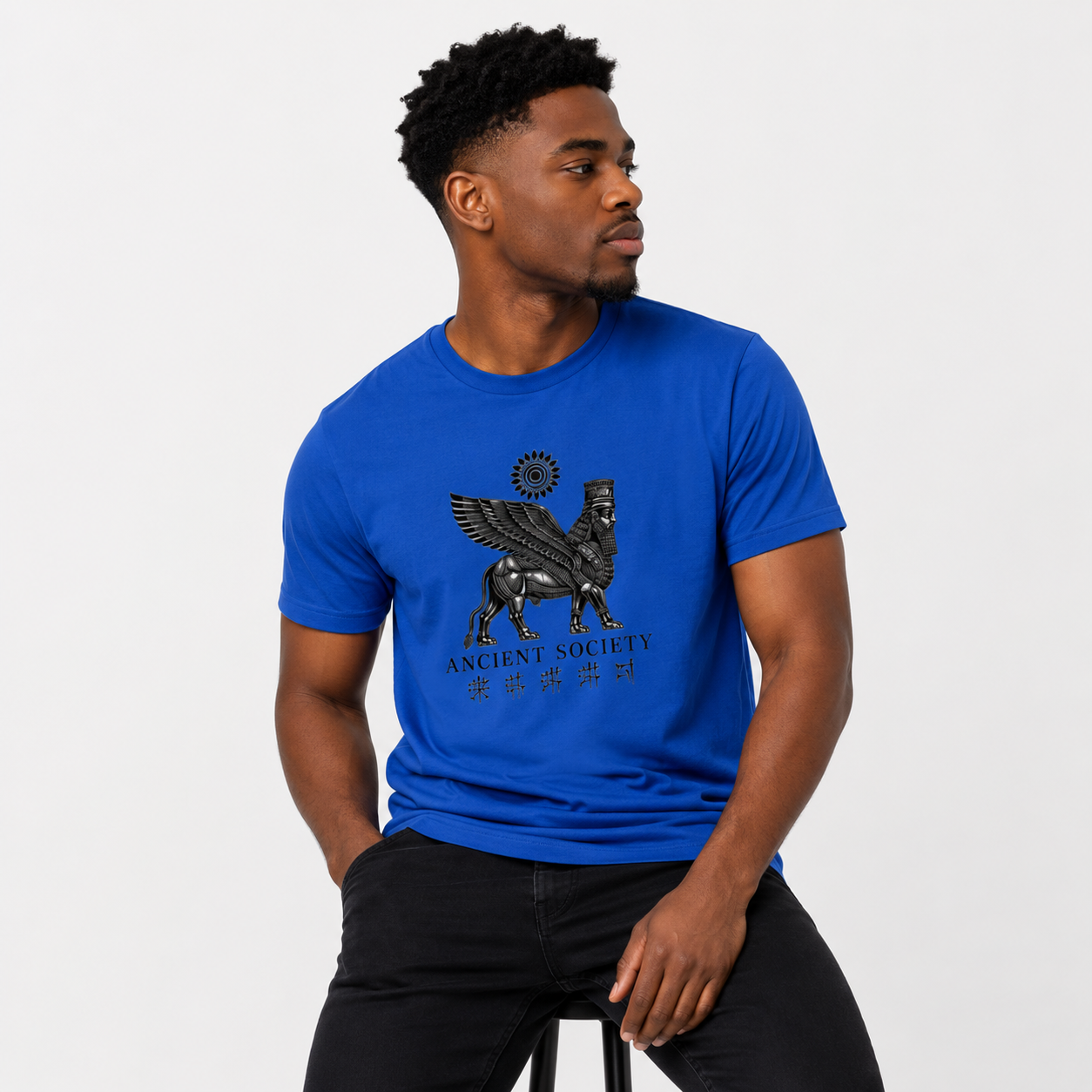 Ancient Society™ Softstyle T-Shirt | One Human Race Graphic