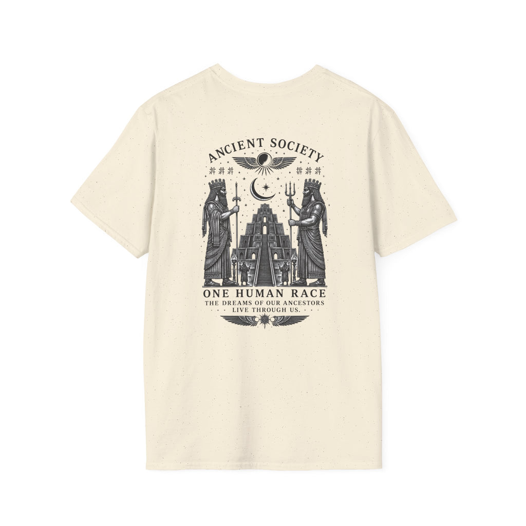 Ancient Society™ Softstyle T-Shirt | One Human Race Graphic