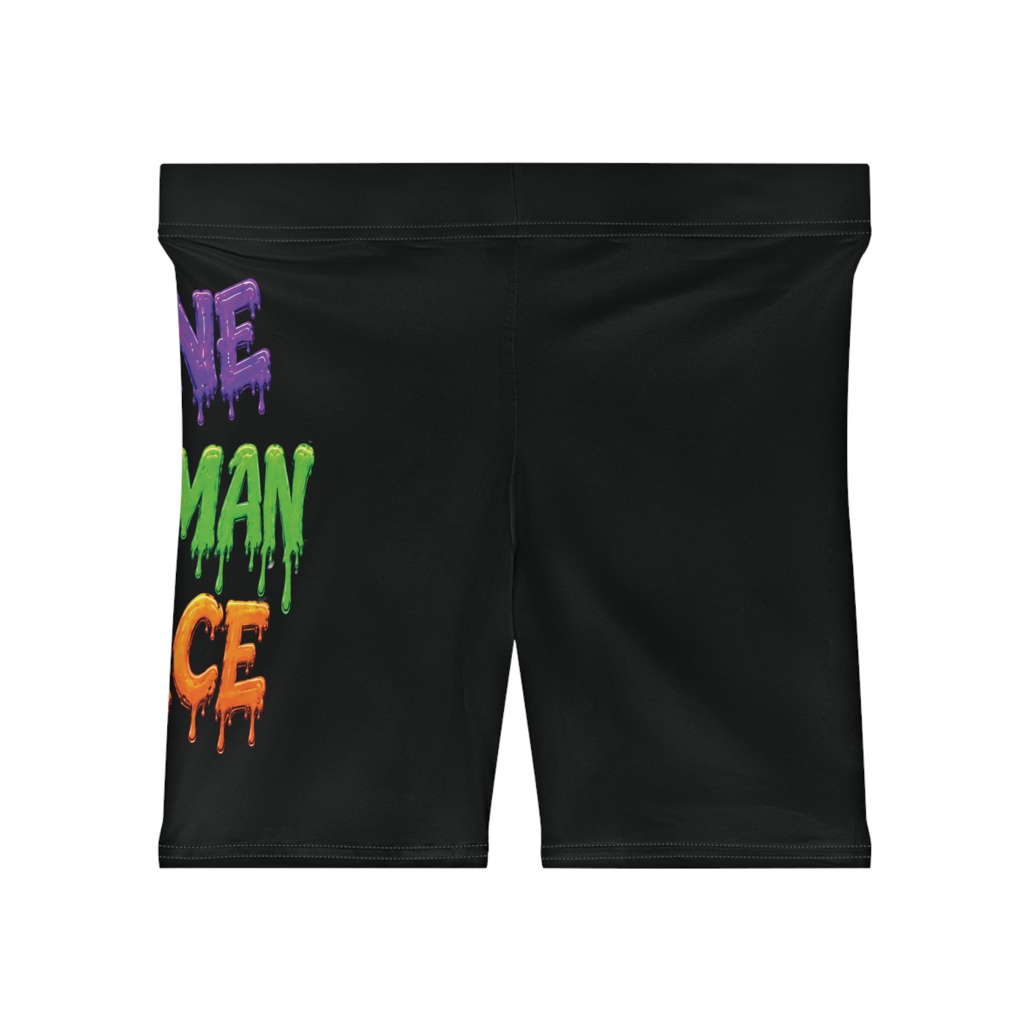 One Human Race - Women's Biker Shorts (AOP)