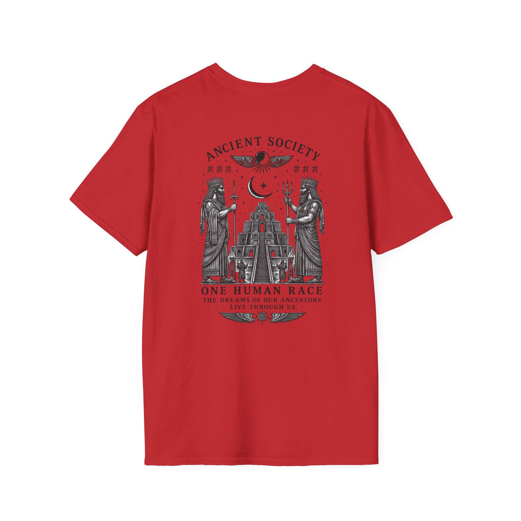 Ancient Society™ Softstyle T-Shirt | One Human Race Graphic