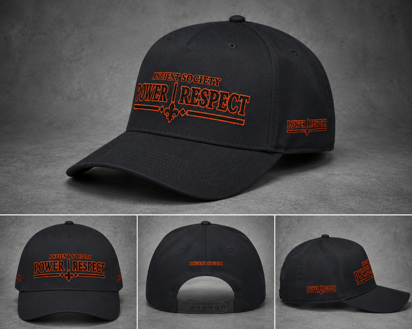 Power & Respect™- Mid Profile Baseball Cap