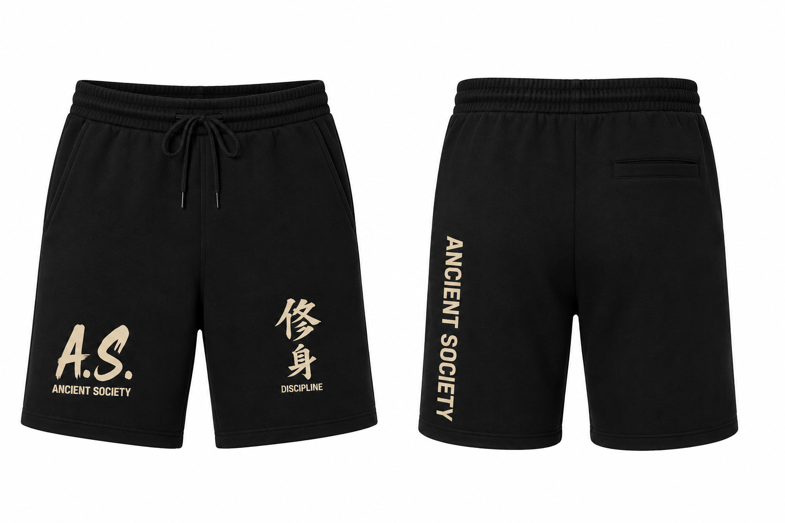 Ancient Society - Discipline-  Fleece Shorts