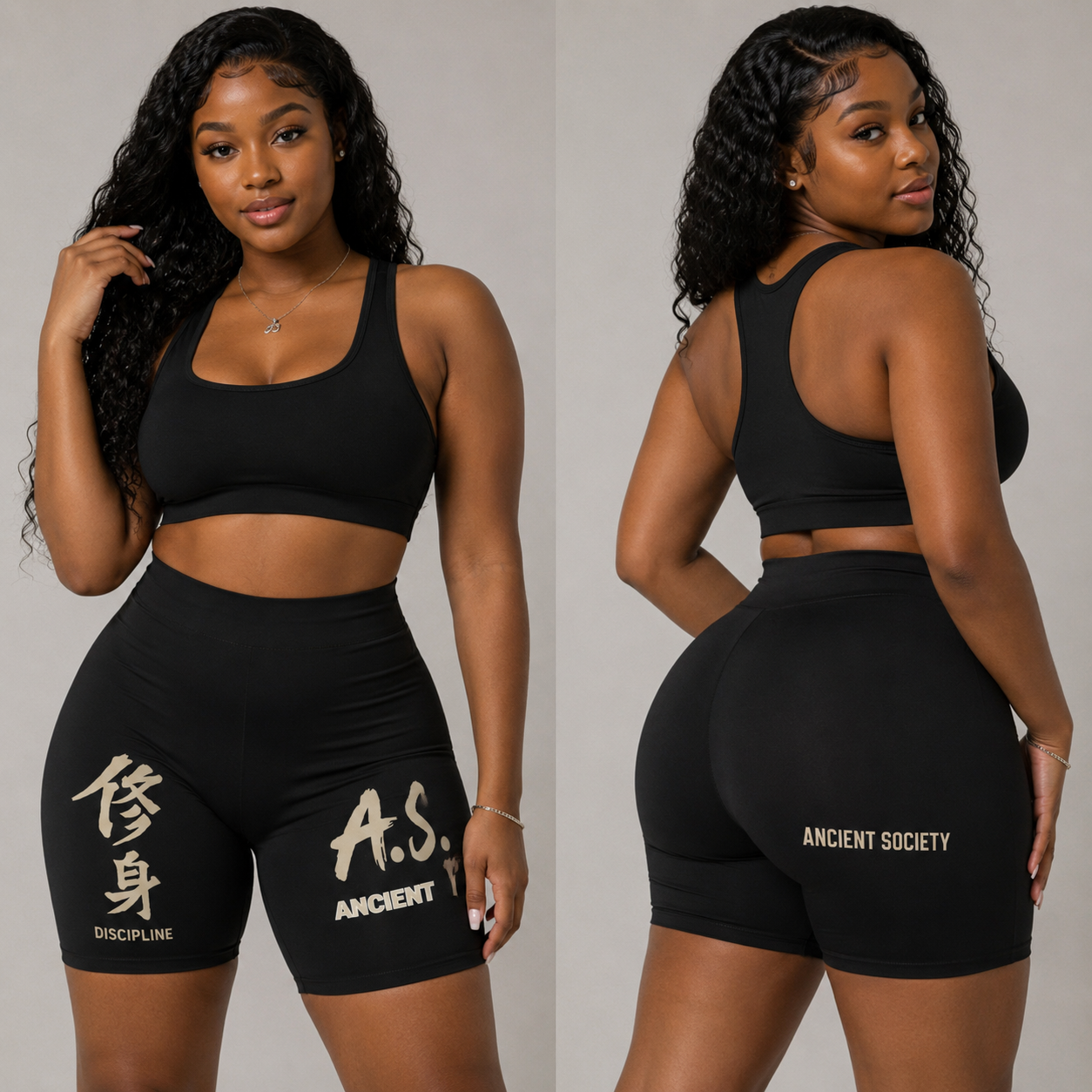 Discipline - Women's Biker Shorts (AOP)