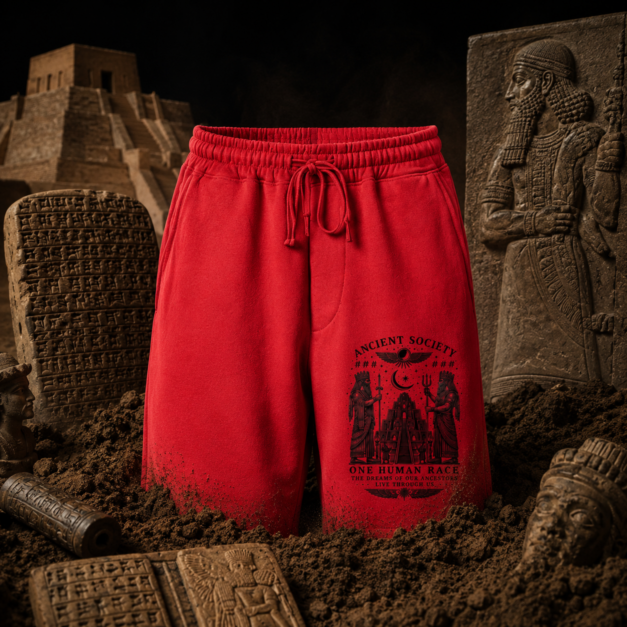 One Human Race Sumerian™ - Fleece Shorts
