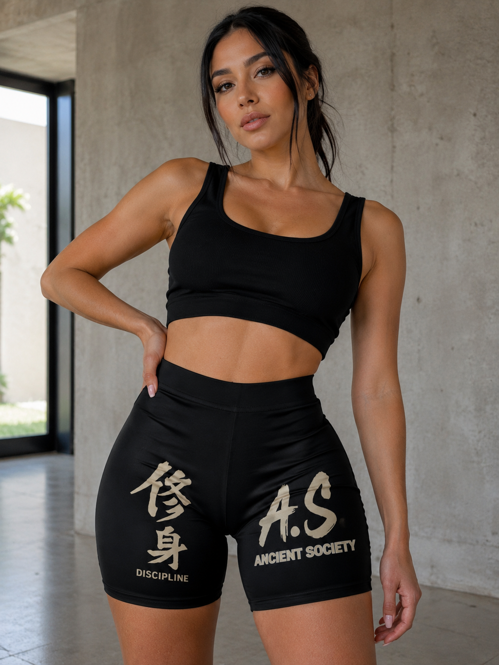 Discipline - Women's Biker Shorts (AOP)