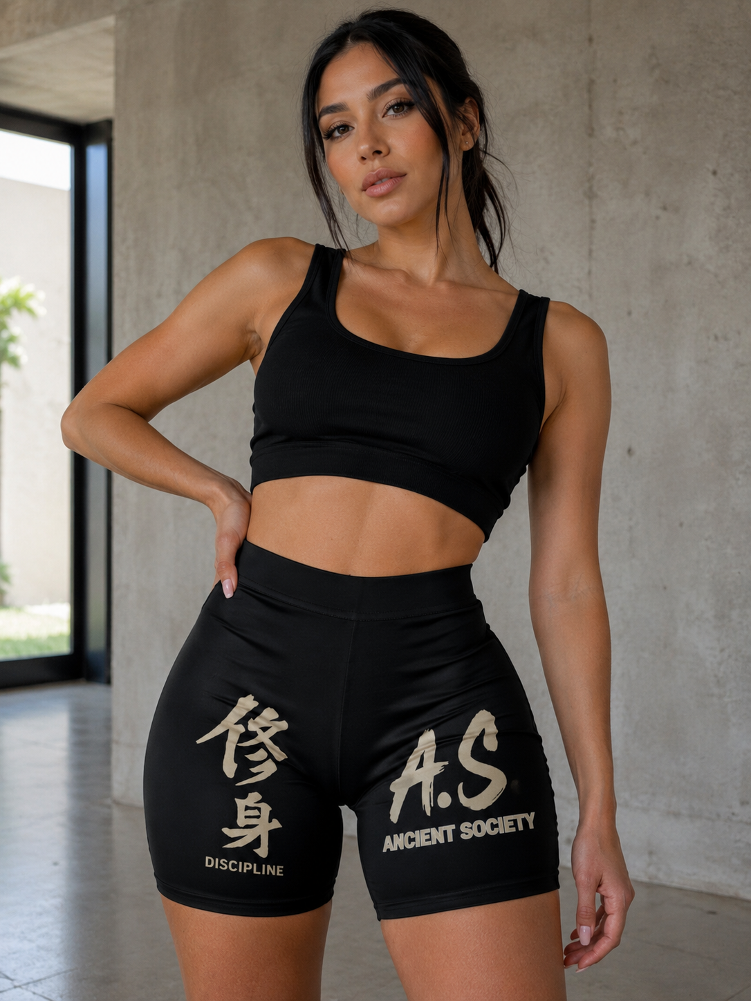 Discipline - Women's Biker Shorts (AOP)