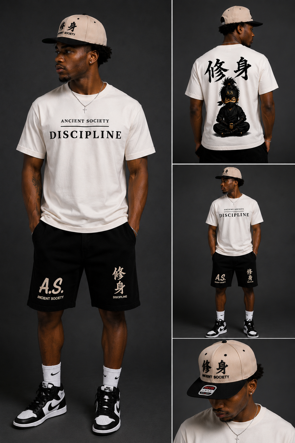 Ancient Society - Discipline-  Fleece Shorts