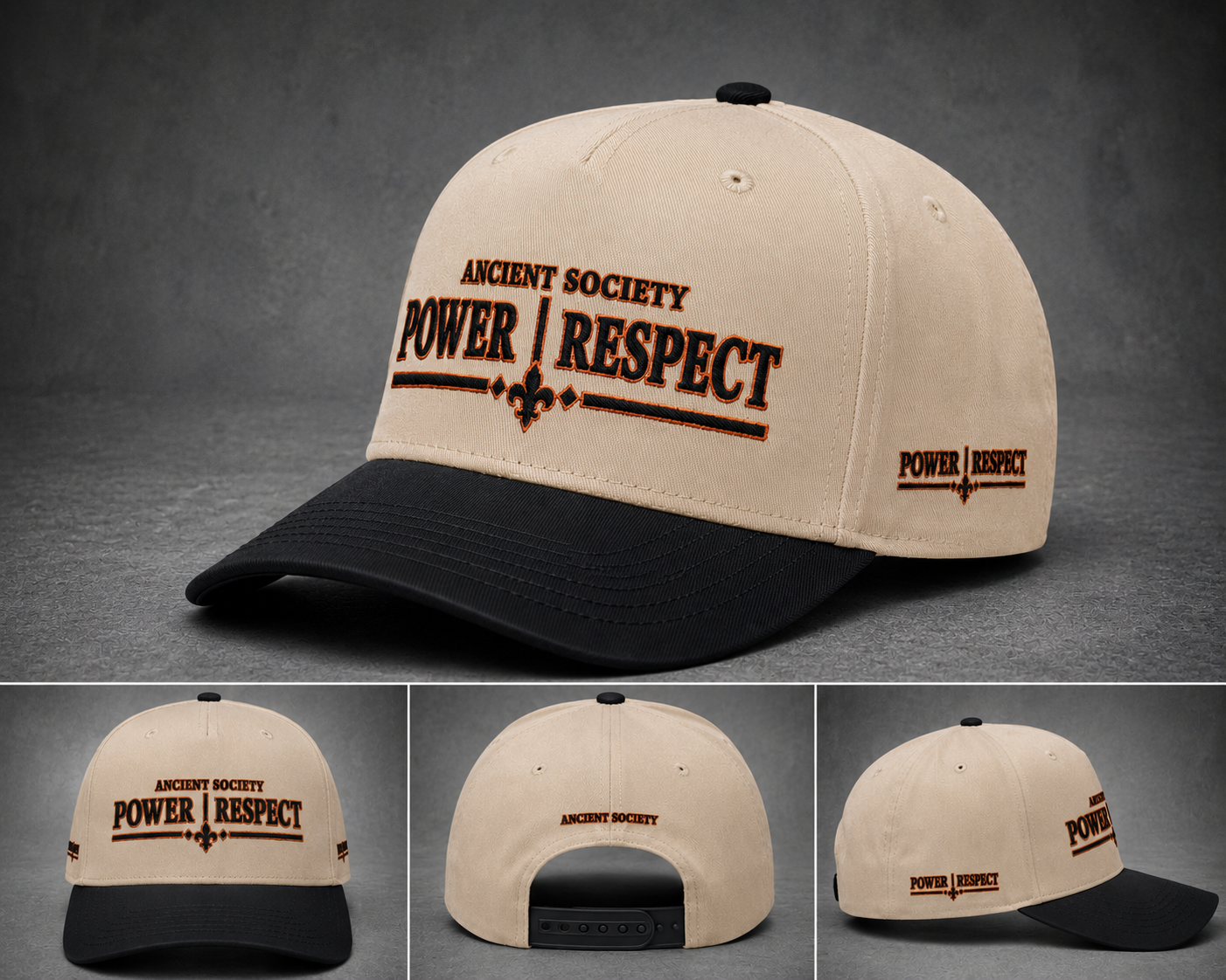Power & Respect™- Mid Profile Baseball Cap