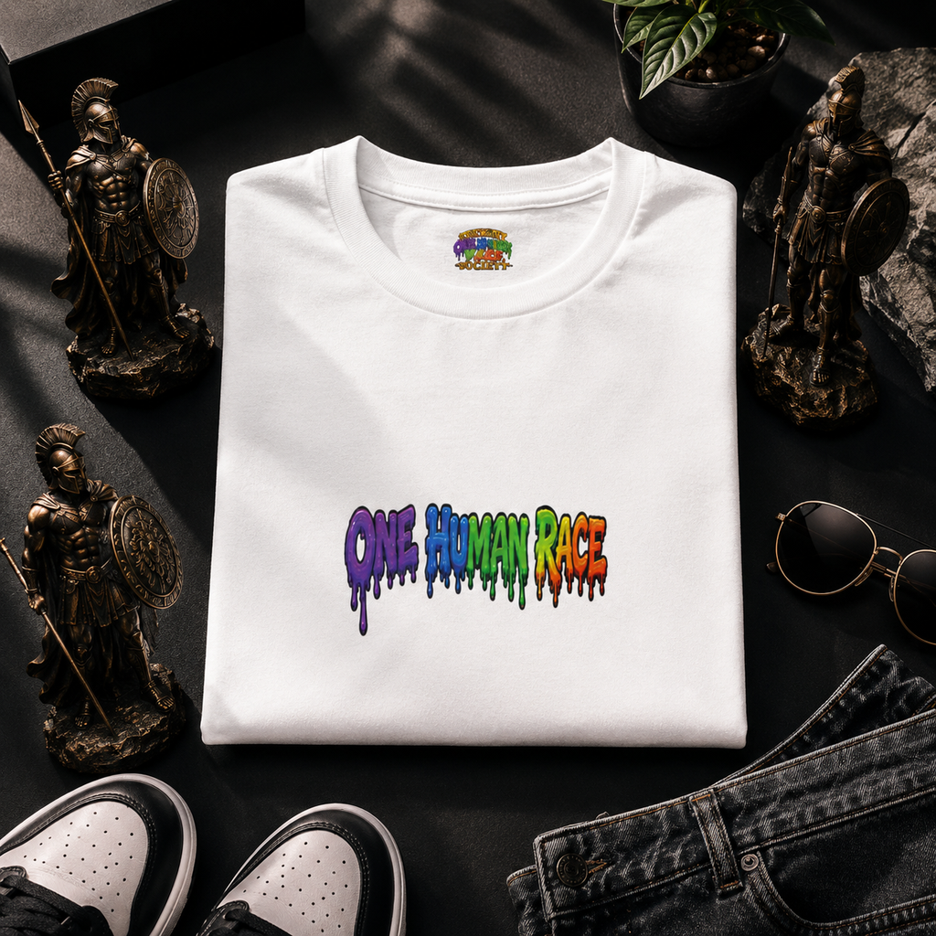 One Human Race Tee Premuim Softstyle Tee